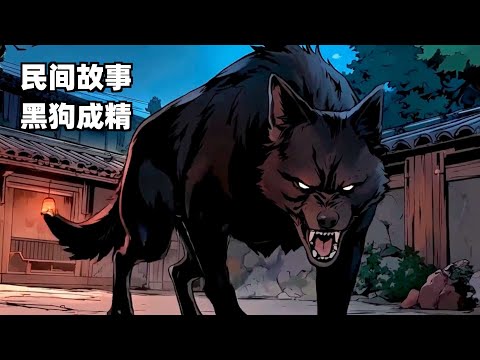 民间故事：黑狗成精，护佑全家。#故事分享