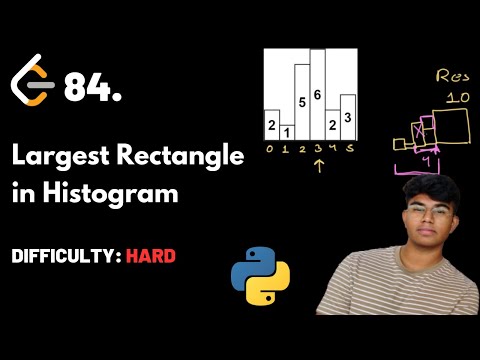 Largest Rectangle in Histogram | LeetCode 84 | Theory + Python code