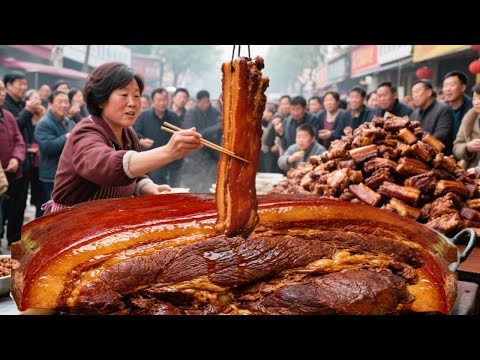 徐州第一把子肉火到离谱！一天只卖2小时还天天排队，比脸还大的肉块仅售15元【小食光光】