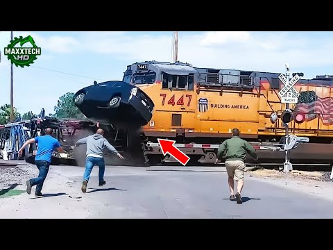 He Tried to Beat the Train… Then This Happened!