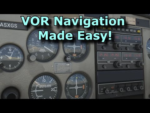 FS2020: Back To Basics With MSFS: Part 8 - VOR Navigation Made Easy!