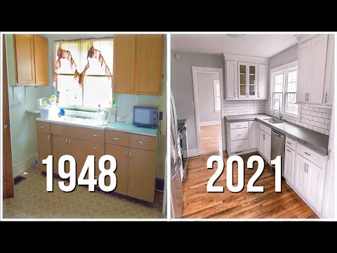 Epic Kitchen Remodel on a Budget! | 75 YEAR OLD KITCHEN REMODEL!