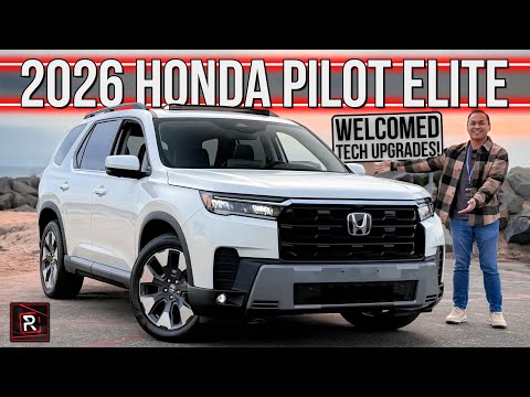 The 2026 Honda Pilot Elite Is A Safe Bet 3-Row Family SUV With An Acura-Like Interior