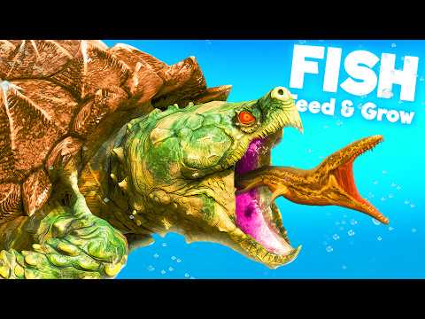 *NEW* SNAPPING TURTLE vs EVERY FISH! | Feed and Grow
