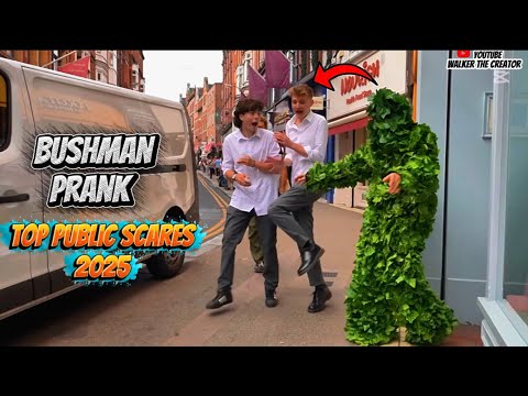 "Bushman Prank Gone WILD - Best Reactions Caught On Camera"