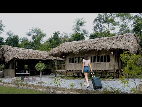365 Days Alone 16-Year-Old Orphan Girl Builds House /TIMELAPSE from Start To Finish