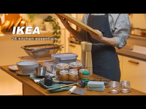 My Favorite 26 IKEA Kitchen Essentials · Cozy Home Cooking Vlog