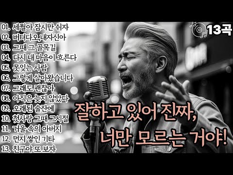 🌙조용히 닿는 위로🌙잘하고 있어 진짜,너만 모르는거야!l중년감성13곡l