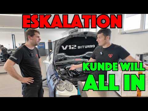 Kunde ist König! Liebhaberservice am Limit muss unterbrochen werden! 12 Zylinder SL 65 AMG Mercedes