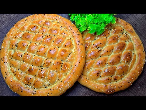 طرز تهیه نان پیده نان معروف ترکی مخصوص ماه رمضان/Turkish Pide Bread