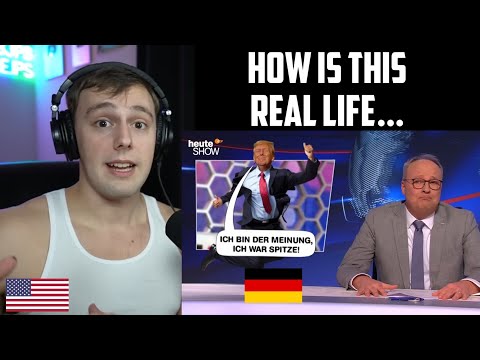 American Reacts to Heute Show - Trump im Paralleluniversum