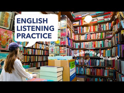 English Listening Practice | Bookstores, Buildings and Laneways in Melbourne Australia