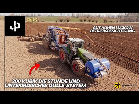 Slurry piping at the Hohen Luckow estate! || JP Agrar