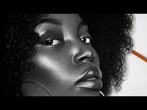 Shading a face / portrait side view || charcoal shading tutorial