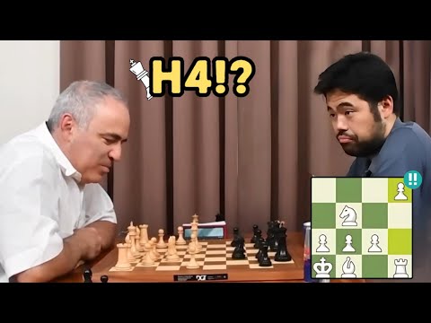 Kasparov Trolls Hikaru with 1.h4!