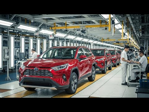 How Toyota Produces Thousands of Highlander Hybrids Daily | Inside the Factory (Full Process)