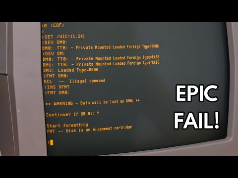 My PDP-11/44 Won’t Let Me Format My Hard Drive