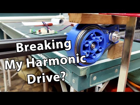Assembling, testing, and ruining my harmonic drive.