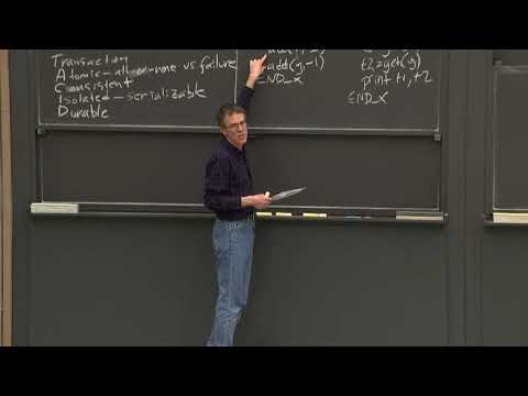 Lecture 12: Distributed Transactions