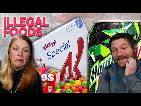 American Couple Reacts to American Foods That Are Banned In Other Countries