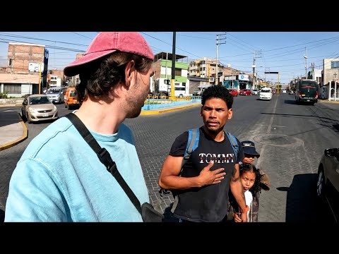 Venezolanischer Fensterputzer zeigt mir seine Hood 🇵🇪