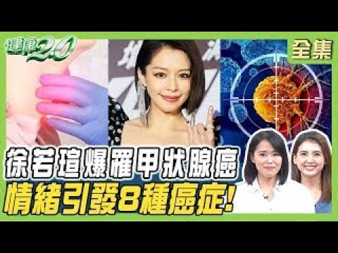 徐若瑄爆罹甲狀腺癌！甲狀腺手術的選擇？情緒引發8種癌症 50~78%罹胰臟癌也是憂鬱症患者？ 健康2.0【完整版】#陳欣湄 #韋汝 #蔡欣恬 #王健宇 #洪素卿 #彥寬 #王明勇
