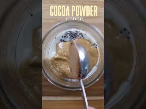 Overnight Oats.. like a PEANUT BUTTER CUP? | #shorts