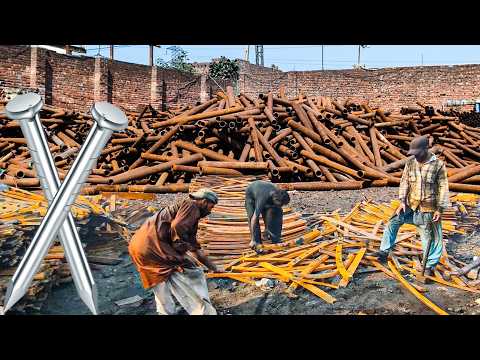 How Ship Plates Become Millions of Nails: Satisfying Manufacturing Process