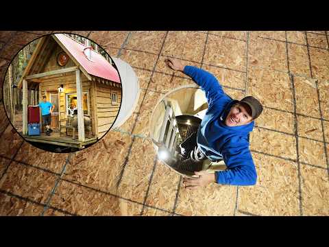 Ep.13 BUILDING Primitive Underground ROOT CELLAR (at the Off Grid Cabin!)