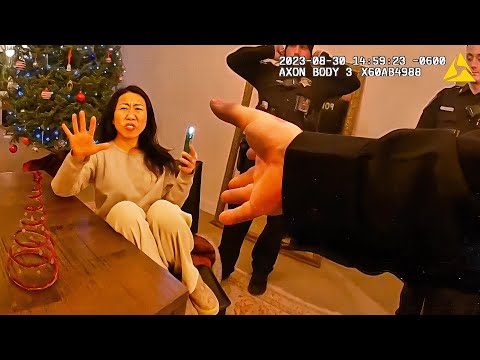 Cops Save Boyfriend From Abusive Girlfriend, Then She Attacks Them