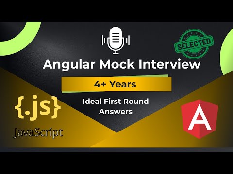Angular Live Mock Interview | Must-Know Questions & Feedback for Success | 4 Years