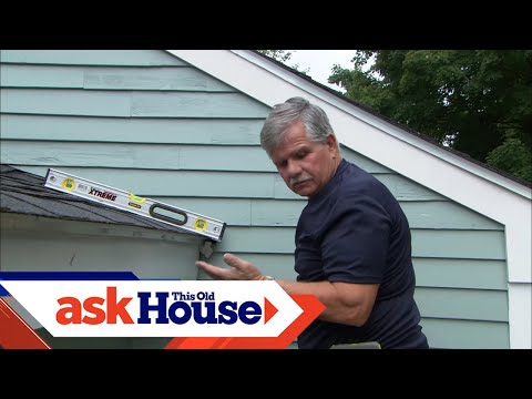 How to Install a Rain Gutter | Ask This Old House