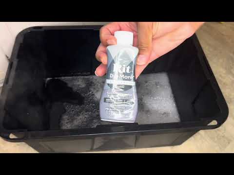 Using Rit Dye More (Graphite)