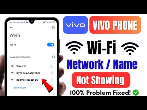 Solved Vivo Phone Wi-Fi Network Name Not Showing issue 2025 | Fix Not Detecting Wi-Fi Network