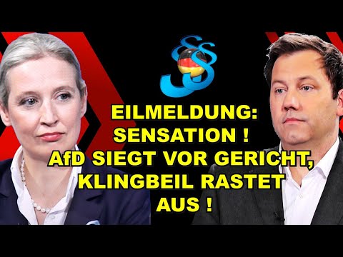 EIL: AfD SIEGT VOR GERICHT! Klingbeil tobt!