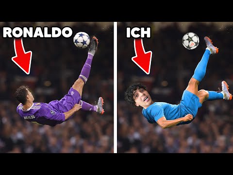 I'm trying to copy Ronaldo's best goals 😳 | Yow Mohi