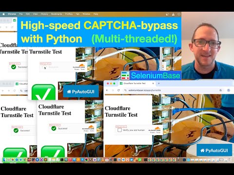 High-speed CAPTCHA-bypass with Python