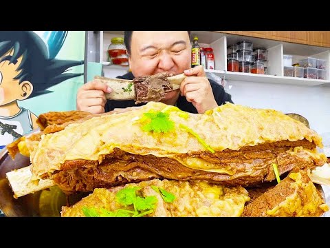 10 Pounds Of Steak Is Made Into "Braised Steak", Which Is Soft And Waxy And Falls Off The Bone!