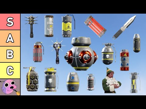Best & Worst Throwables Ranked in Helldivers 2 Tier List