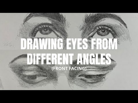 How to Draw Eyes from Different Angles, Pt. 1 (Facing Forward)