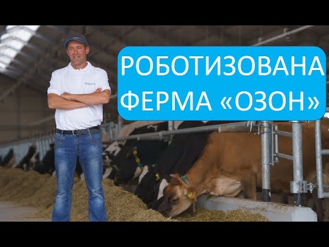 Роботизована молочна ферма в Україні | Доїльні роботи GEA |  Родинна ферма ОЗОН | Корови