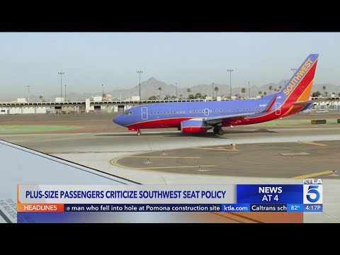 Plus-size passengers upset with Southwest seat policy