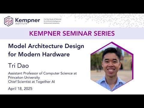 Model Architecture Design for Modern Hardware with Tri Dao