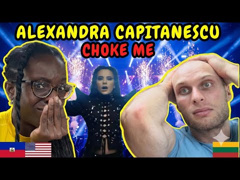 HOW IS LIVE BETTER THAN THE TRACK??? REACTION TO Alexandra Căpitănescu - Choke Me (Official Video)