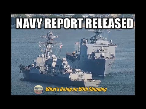 Navy Report Released on Near-Miss Between USS Harpers Ferry and Momsen