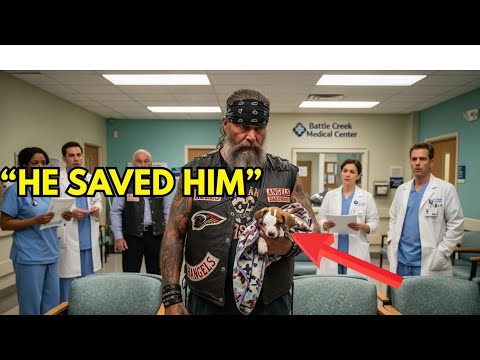 Doctors Froze as the Hells Angels Leader Opened His Jacket