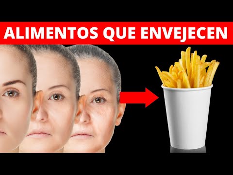 20 alimentos que hacen que envejezcas más rápido