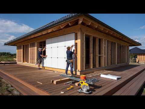 You Won’t Believe How Fast Koreans Build a Complete Home — From Raw Wood to Finished House!