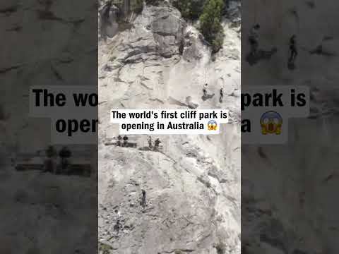 The world's first cliff park has opened in Australia