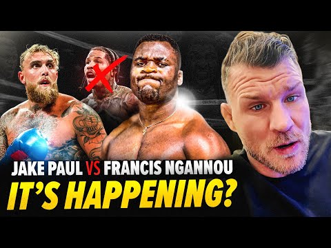 'Jake Paul vs FRANCIS NGANNOU?!' | BISPING REACTS to Jake Paul vs Tank Davis Cancellation